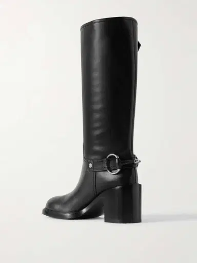 Gucci Myla Buckled Leather Knee Boots | Thumbnail 3