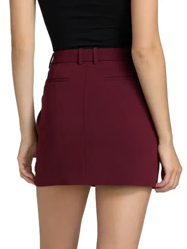 Theory Women's Trouser-Front Miniskirt | Thumbnail 5 Theory Women's Trouser-Front Miniskirt | Thumbnail 5