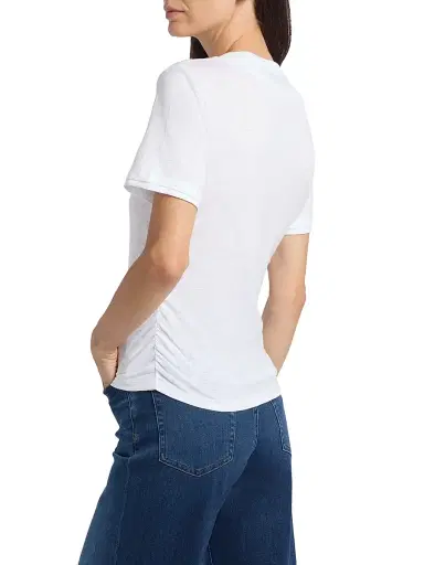 Veronica Beard Women's Damian Cotton T-Shirt | Thumbnail 5 Veronica Beard Women's Damian Cotton T-Shirt | Thumbnail 5