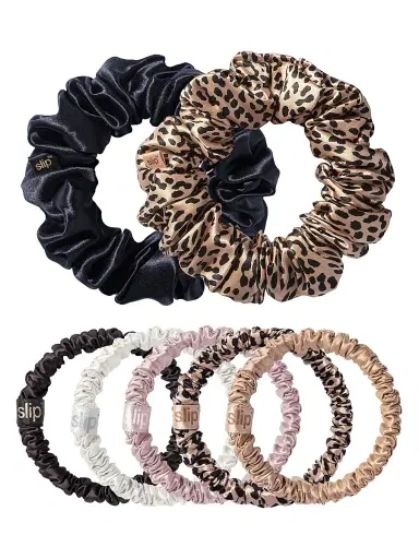 slip Women's Slip Silk 7-Piece Hair Scrunchies Set - Pixie | Thumbnail 1