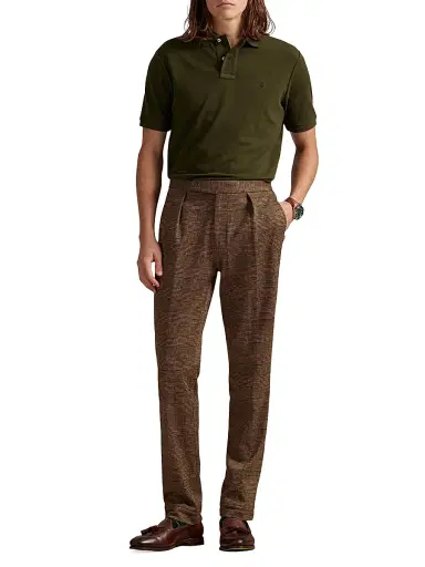 Polo Ralph Lauren Men's The Iconic Cotton Mesh Polo Shirt - Grey Cloud Heather | Thumbnail 2