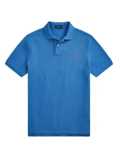 Polo Ralph Lauren Men's The Iconic Cotton Mesh Polo Shirt - Grey Cloud Heather | Thumbnail 12