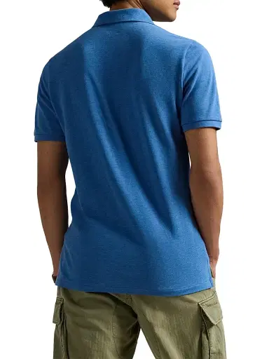 Polo Ralph Lauren Men's The Iconic Cotton Mesh Polo Shirt - Grey Cloud Heather | Thumbnail 15