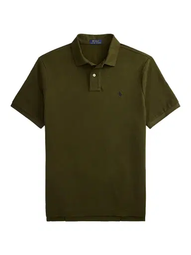 Polo Ralph Lauren Men's The Iconic Cotton Mesh Polo Shirt - Grey Cloud Heather | Thumbnail 1