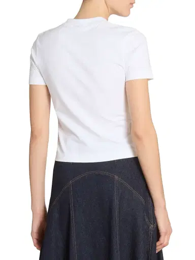 Jacquemus Women's Le TShirt Gros Grain Logo T-Shirt - White | Thumbnail 5 Jacquemus Women's Le TShirt Gros Grain Logo T-Shirt - White | Thumbnail 5