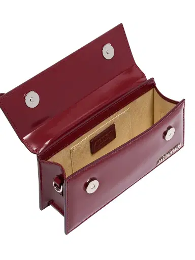 Jacquemus Women's Le Chiquito Long Leather Top Handle Bag - Burgundy | Thumbnail 3 Jacquemus Women's Le Chiquito Long Leather Top Handle Bag - Burgundy | Thumbnail 3