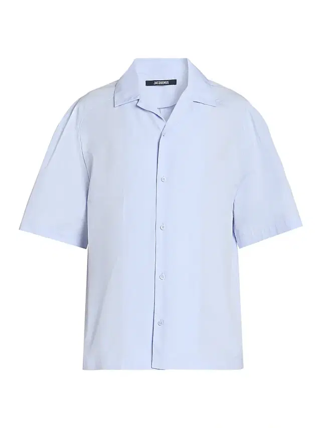 Jacquemus Men's Fonccio Cotton Camp Shirt -  Signature Blue