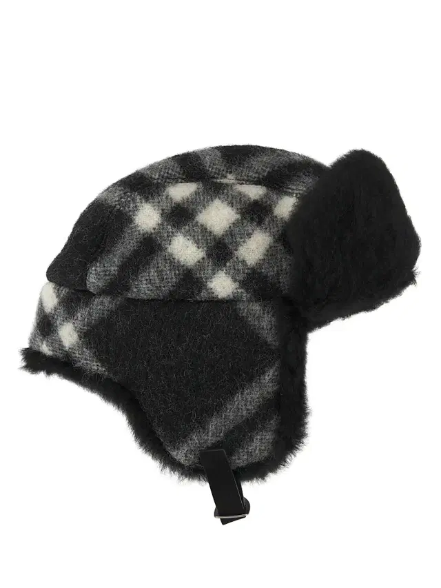 Burberry Men's Tribar Wool Trapper Hat - Black