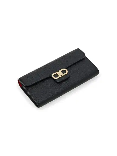 Ferragamo Women's Textured Leather Wallet | Thumbnail 1 Ferragamo Women's Textured Leather Wallet | Thumbnail 1