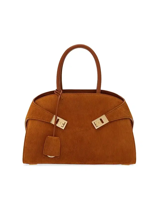 Women's Hug Textured Suede Top Handle Bag - Naturale Resort