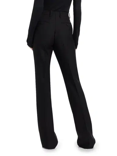 Tom Ford Women's Wool-Blend Straight-Leg Pants - Black - Size 12 | Thumbnail 5 Tom Ford Women's Wool-Blend Straight-Leg Pants - Black - Size 12 | Thumbnail 5
