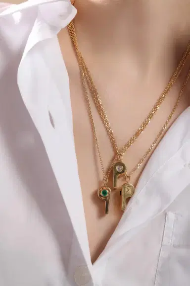 Anita Ko Colombian Emerald Whistle Necklace | Thumbnail 2