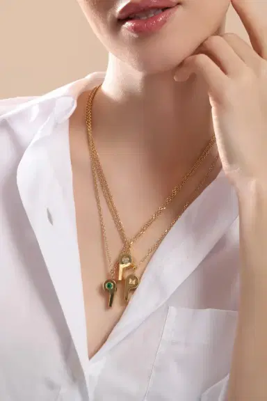 Anita Ko Colombian Emerald Whistle Necklace | Thumbnail 4