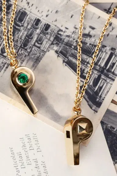 Anita Ko Colombian Emerald Whistle Necklace | Thumbnail 5