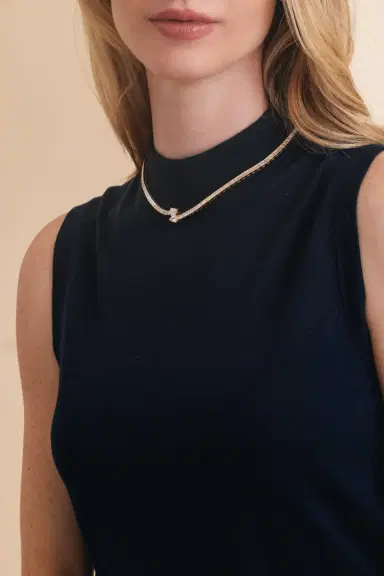 Anita Ko Diamond Saturn Choker Necklace | Thumbnail 3