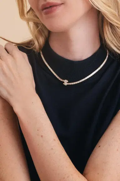 Anita Ko Diamond Saturn Choker Necklace | Thumbnail 4