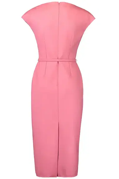 Oscar de la Renta Floral Embroidered Cocktail Dress | Thumbnail 3
