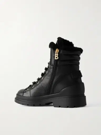 Bogner St. Moritz Embellished Shearling-lined Leather Ankle Boots | Thumbnail 3