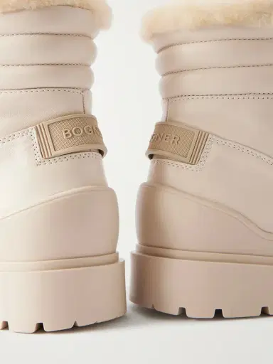 Bogner St. Moritz Embellished Shearling-lined Leather Ankle Boots | Thumbnail 4