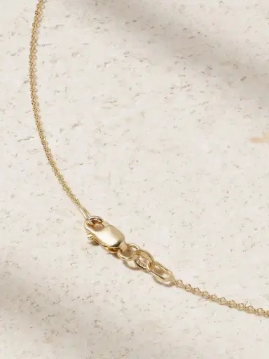 Ileana Makri 18-karat Gold, Diamond And Tsavorite Necklace | Thumbnail 3 Ileana Makri 18-karat Gold, Diamond And Tsavorite Necklace | Thumbnail 3