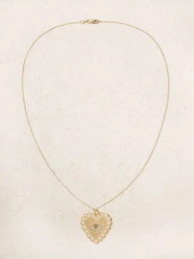 Ileana Makri 18-karat Gold, Diamond And Tsavorite Necklace | Thumbnail 4 Ileana Makri 18-karat Gold, Diamond And Tsavorite Necklace | Thumbnail 4