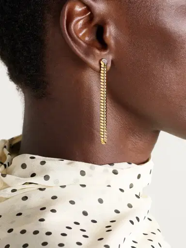 Marina B Trisolina 18-karat Gold Diamond Earrings | Thumbnail 2