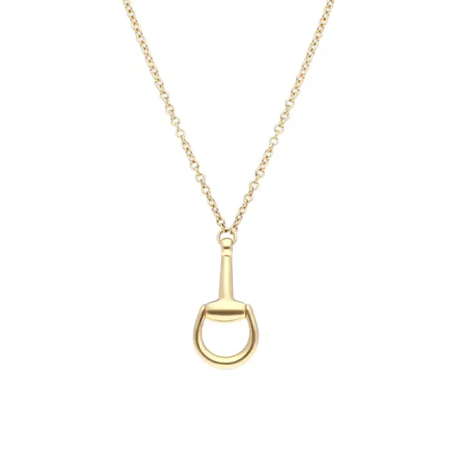 Gucci Gucci Horsebit 18K Yellow Gold Pendant Necklace by The Solist