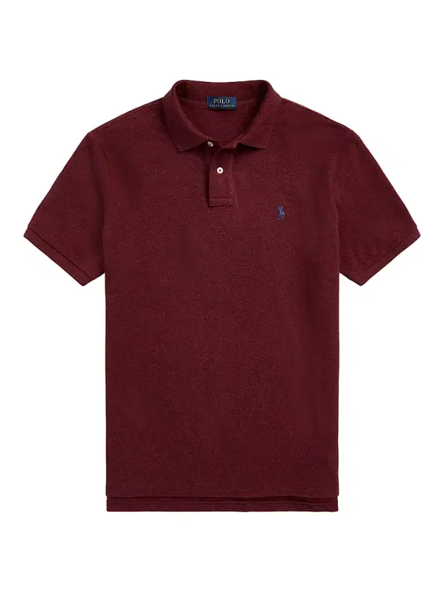 Polo Ralph Lauren Men's Basic Mesh Polo Shirt - Spring Wine