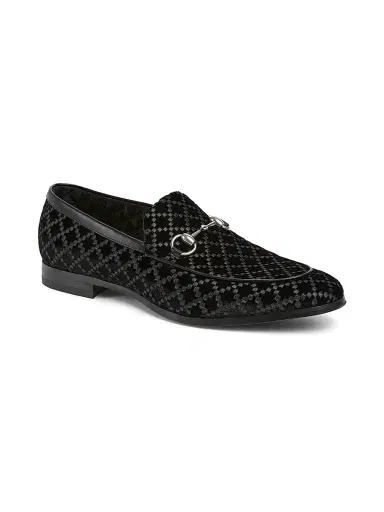 Gucci Men's Next Horsebit Velvet Loafers - Black - Size 13 | Thumbnail 2 Gucci Men's Next Horsebit Velvet Loafers - Black - Size 13 | Thumbnail 2