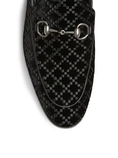 Gucci Men's Next Horsebit Velvet Loafers - Black - Size 13 | Thumbnail 5 Gucci Men's Next Horsebit Velvet Loafers - Black - Size 13 | Thumbnail 5