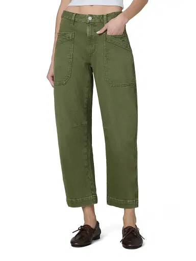 Joe's Jeans Women's The Double-Pocket Mid-Rise Barrel Jeans | Thumbnail 3
