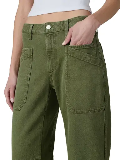 Joe's Jeans Women's The Double-Pocket Mid-Rise Barrel Jeans | Thumbnail 6