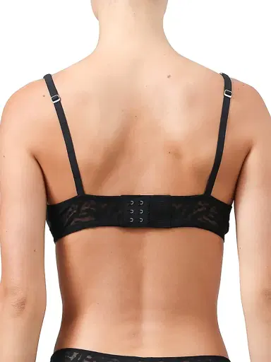 Wolford Women's Animalier Lace Bralette - Black - Size Small | Thumbnail 4
