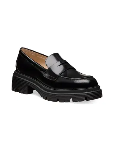 Stuart Weitzman Women's Hudson Lite Leather Loafers | Thumbnail 2 Stuart Weitzman Women's Hudson Lite Leather Loafers | Thumbnail 2