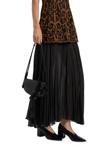 Ulla Johnson Women's Auryn Appliqué Silk Sleeveless Combo Midi-Dress - Saffron | Thumbnail 6 Ulla Johnson Women's Auryn Appliqué Silk Sleeveless Combo Midi-Dress - Saffron | Thumbnail 6