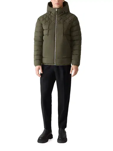 Mackage Men's Bergen Puffer Jacket - Light Military - Size 46 | Thumbnail 2