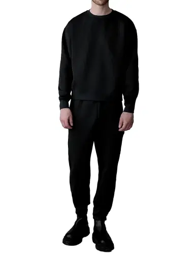Mackage Men's Marvin Cotton-Blend Drawstring Track Pants - Black - Size Small | Thumbnail 2