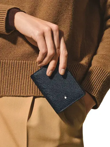 Montblanc Men's Sartorial Leather Card Case | Thumbnail 2 Montblanc Men's Sartorial Leather Card Case | Thumbnail 2