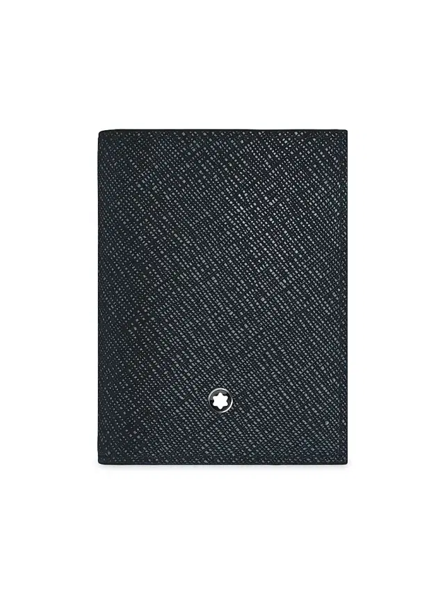 Montblanc Men's Sartorial Leather Card Case - Blue