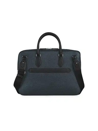 Montblanc Men's Sartorial Leather Document Case - Blue | Thumbnail 3 Montblanc Men's Sartorial Leather Document Case - Blue | Thumbnail 3