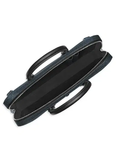 Montblanc Men's Sartorial Leather Document Case - Blue | Thumbnail 4 Montblanc Men's Sartorial Leather Document Case - Blue | Thumbnail 4