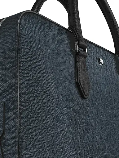 Montblanc Men's Sartorial Leather Document Case - Blue | Thumbnail 7 Montblanc Men's Sartorial Leather Document Case - Blue | Thumbnail 7