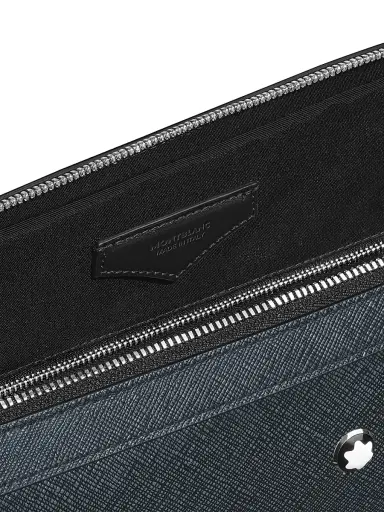 Montblanc Men's Sartorial Leather Document Case - Blue | Thumbnail 8 Montblanc Men's Sartorial Leather Document Case - Blue | Thumbnail 8