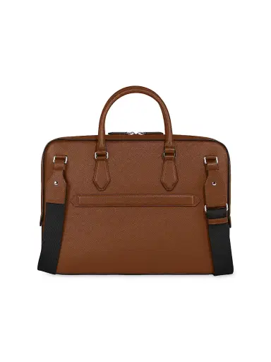 Montblanc Men's Sartorial Leather Document Case - Brown | Thumbnail 4 Montblanc Men's Sartorial Leather Document Case - Brown | Thumbnail 4