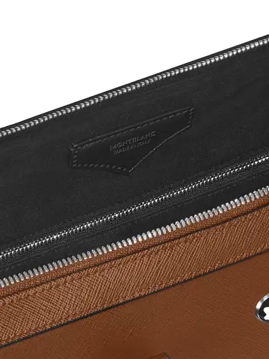 Montblanc Men's Sartorial Leather Document Case - Brown | Thumbnail 7 Montblanc Men's Sartorial Leather Document Case - Brown | Thumbnail 7