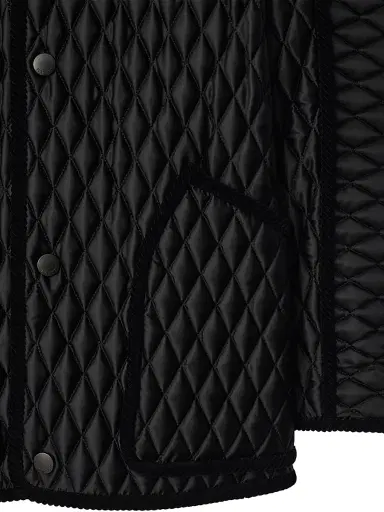 Burberry Women's Floriston Quilted Jacket - Black - Size XS | Thumbnail 2 Burberry Women's Floriston Quilted Jacket - Black - Size XS | Thumbnail 2