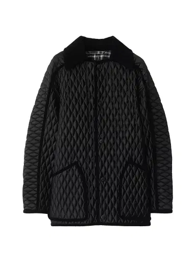Burberry Women's Floriston Quilted Jacket - Black - Size XS | Thumbnail 1 Burberry Women's Floriston Quilted Jacket - Black - Size XS | Thumbnail 1