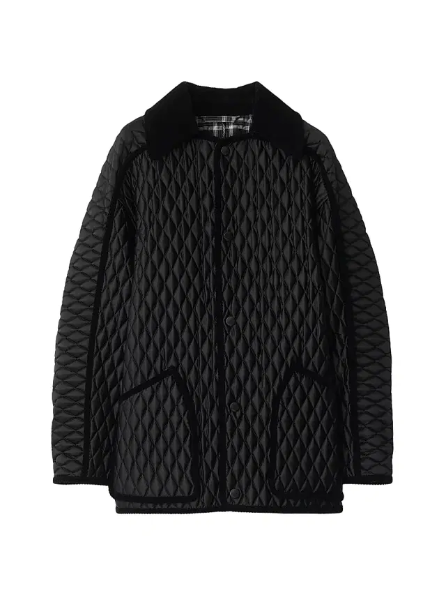 Burberry Women's Floriston Quilted Jacket - Black