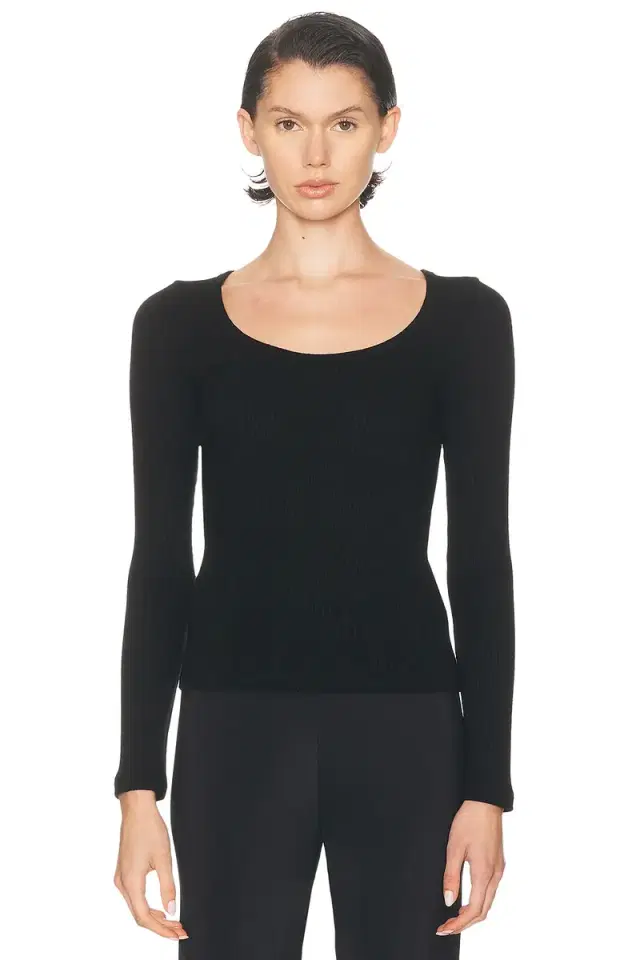 Sablyn Isla Scoop Neck Long Sleeve Tee