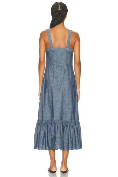 Polo Ralph Lauren Button Front Midi Dress | Thumbnail 3